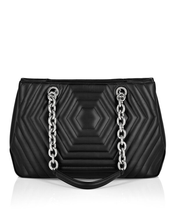 Nappa Shoulder Bag Hexagon 2 Nappa Shoulder Bag Hexagon