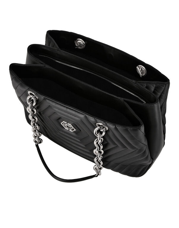Nappa Shoulder Bag Hexagon 4 Nappa Shoulder Bag Hexagon