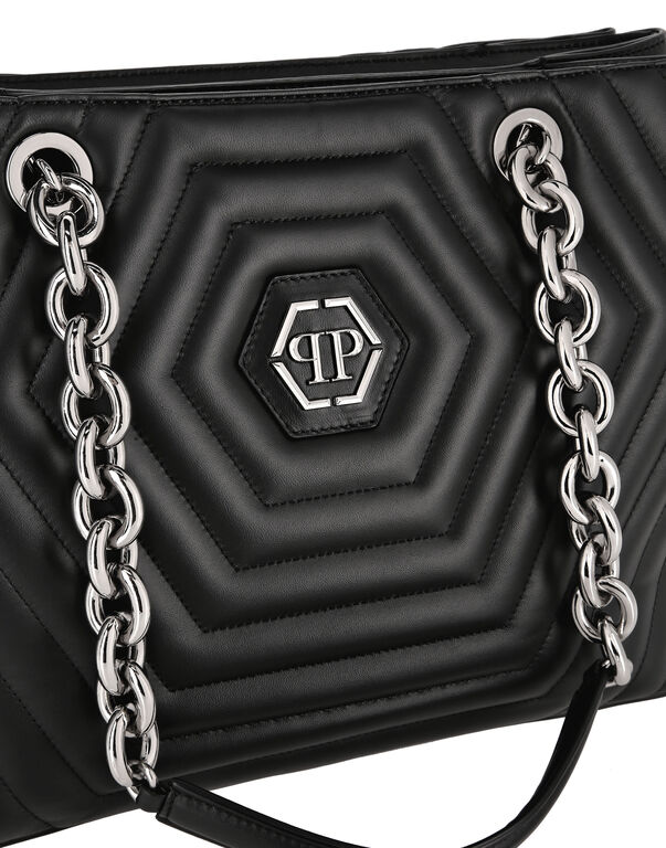 Nappa Shoulder Bag Hexagon 5 Nappa Shoulder Bag Hexagon