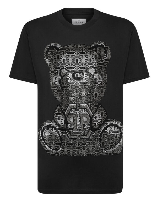 T-shirt Round Neck SS 3D Teddy black