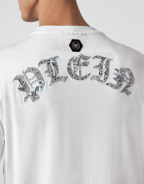 T-shirt Round Neck SS Paisley Teddy Bear white / light blue 5 T-shirt Round Neck SS Paisley Teddy Bear white / light blue