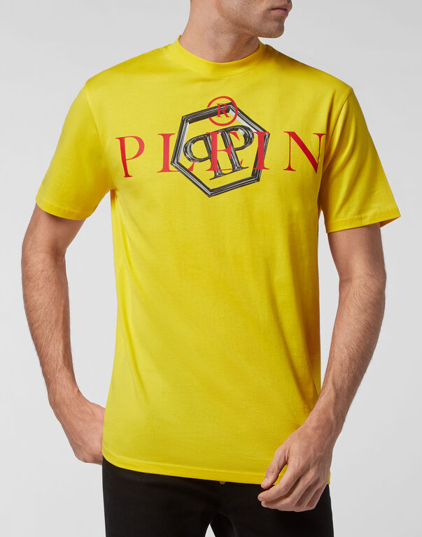 T-shirt Round Neck SS Philipp Plein TM yellow