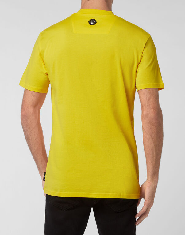 T-shirt Round Neck SS Philipp Plein TM yellow