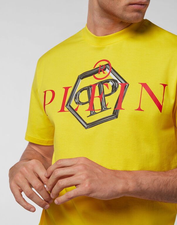 T-shirt Round Neck SS Philipp Plein TM yellow