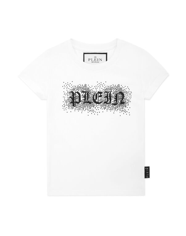 Jersey T-Shirt Sexy Pure SS Strass Gothic Plein white
