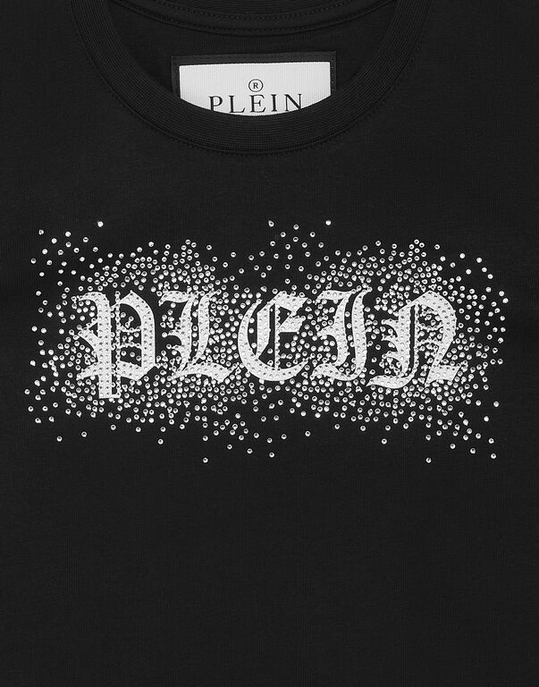 Jersey T-Shirt Sexy Pure SS Strass Gothic Plein black