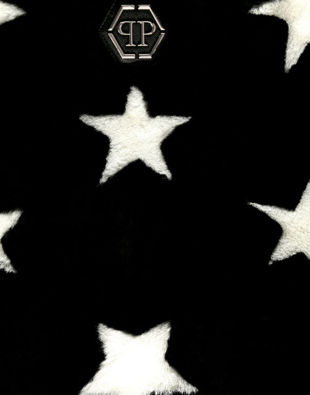 Leather Bomber Stars black 3 Leather Bomber Stars black