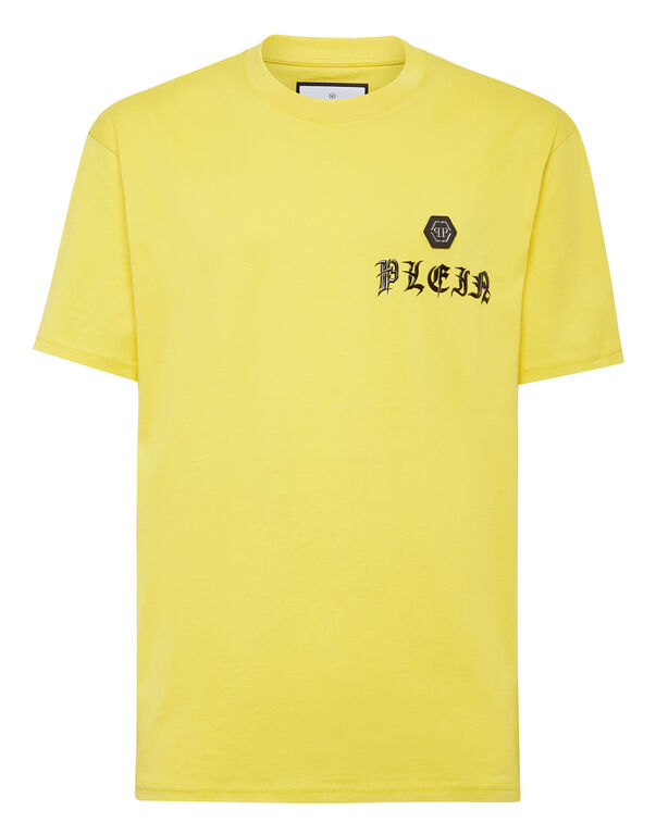 T-shirt Round Neck SS Gothic Plein yellow