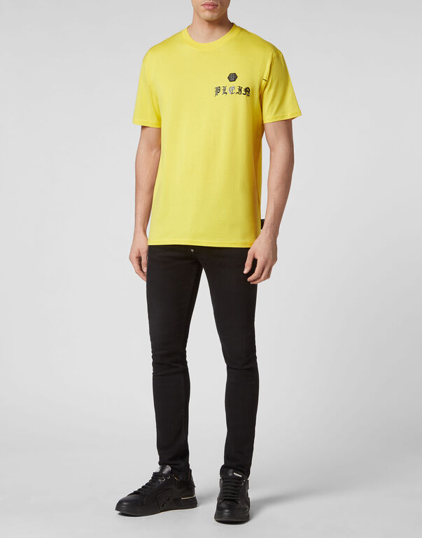 T-shirt Round Neck SS Gothic Plein yellow 4 T-shirt Round Neck SS Gothic Plein yellow