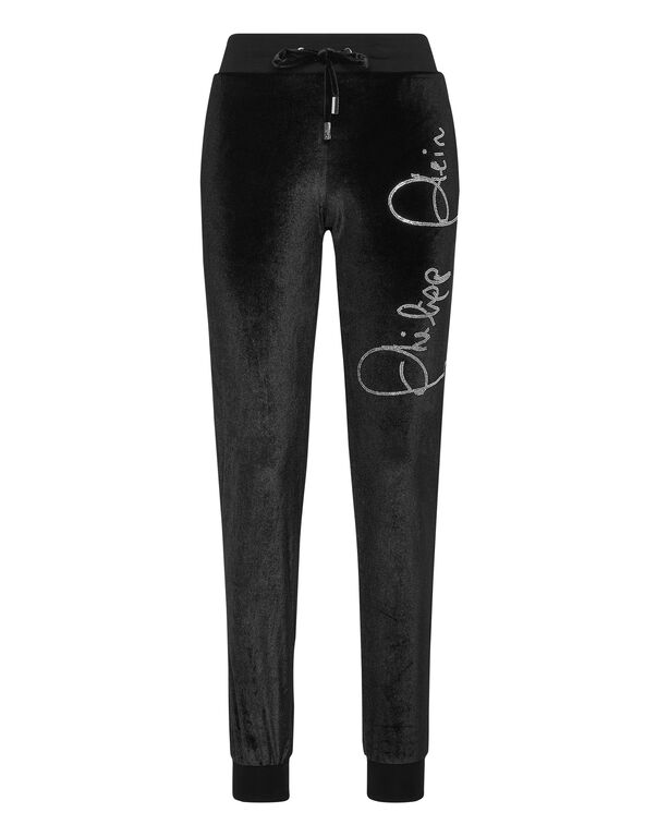 Jogging Trousers Crystal Signature black