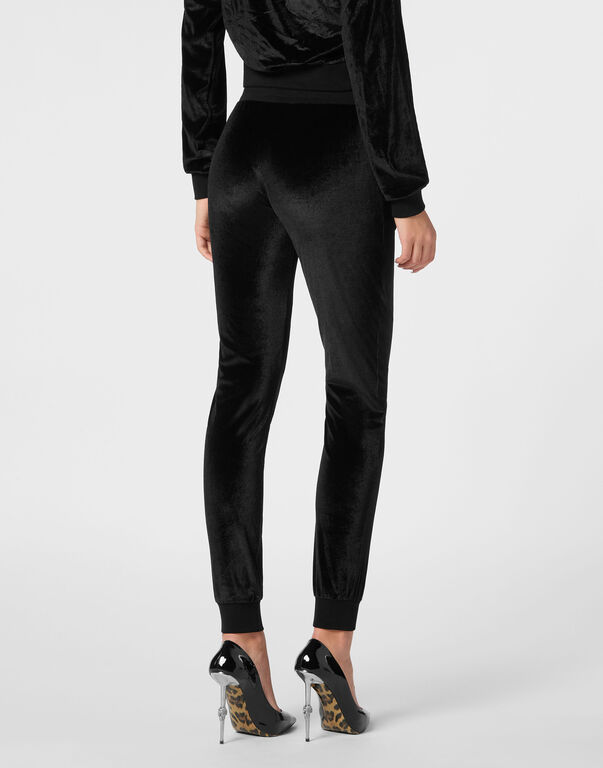 Jogging Trousers Crystal Signature black