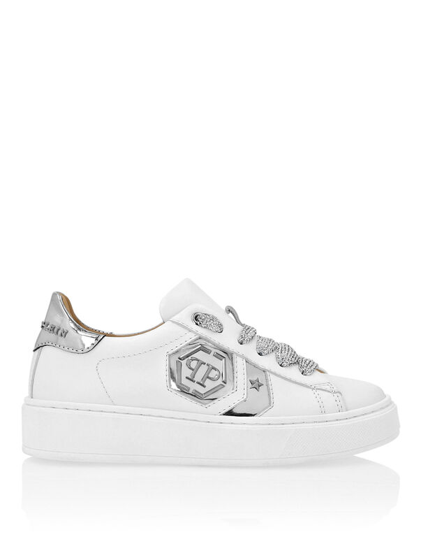 Lo-Top Sneakers Hexagon white/silver 3 Lo-Top Sneakers Hexagon white/silver