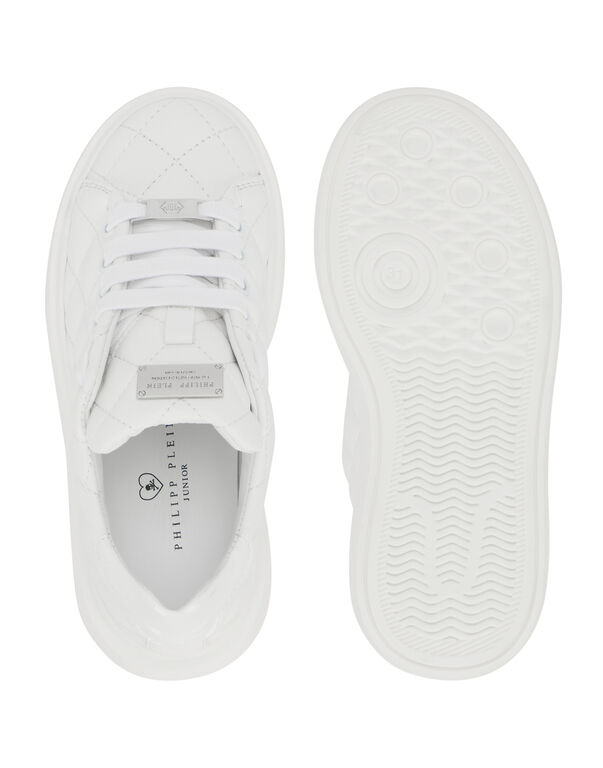 Low-Top Sneakers Matelasse white 4 Low-Top Sneakers Matelasse white