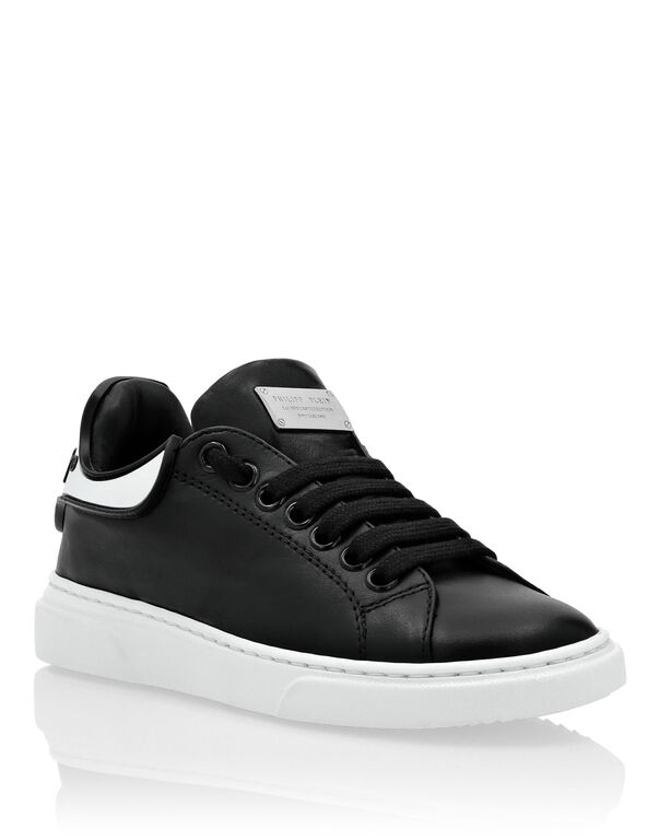 Leather Runner Big Bang black / white