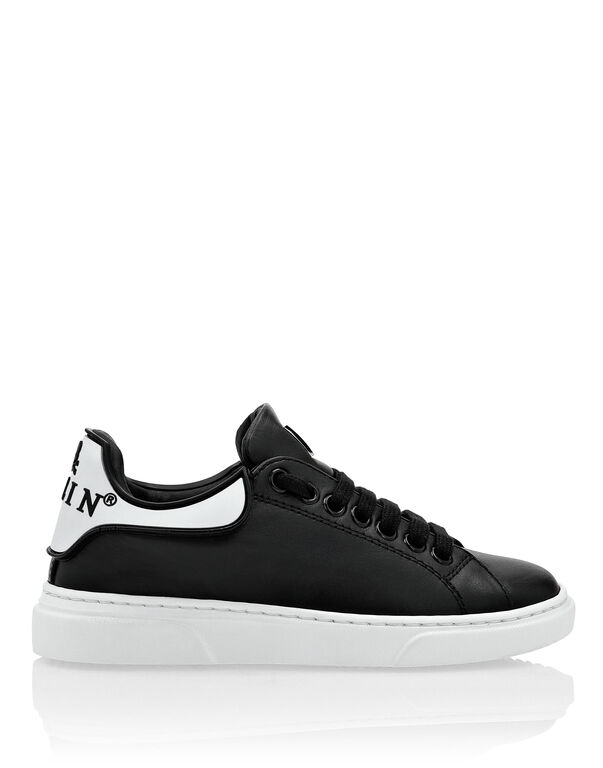 Leather Runner Big Bang black / white