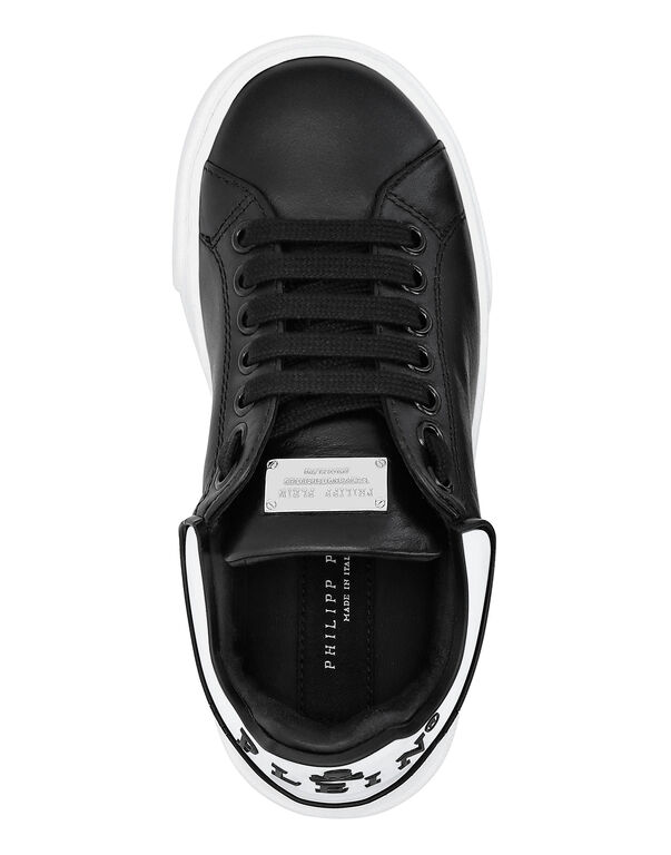 Leather Runner Big Bang black / white