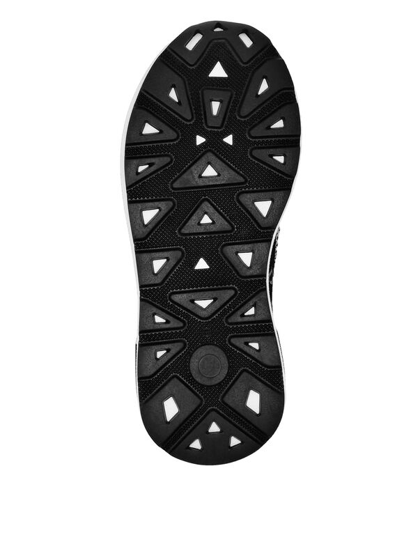 RUNNER SOCK SNEAKERS FULL RHINESTONES PLEIN black / gold