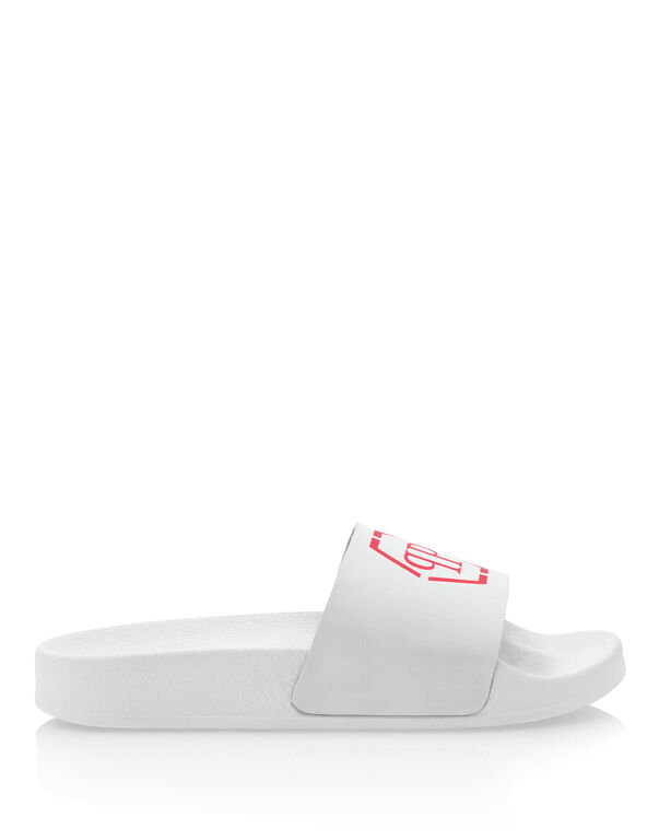Flip Flop Hexagon white