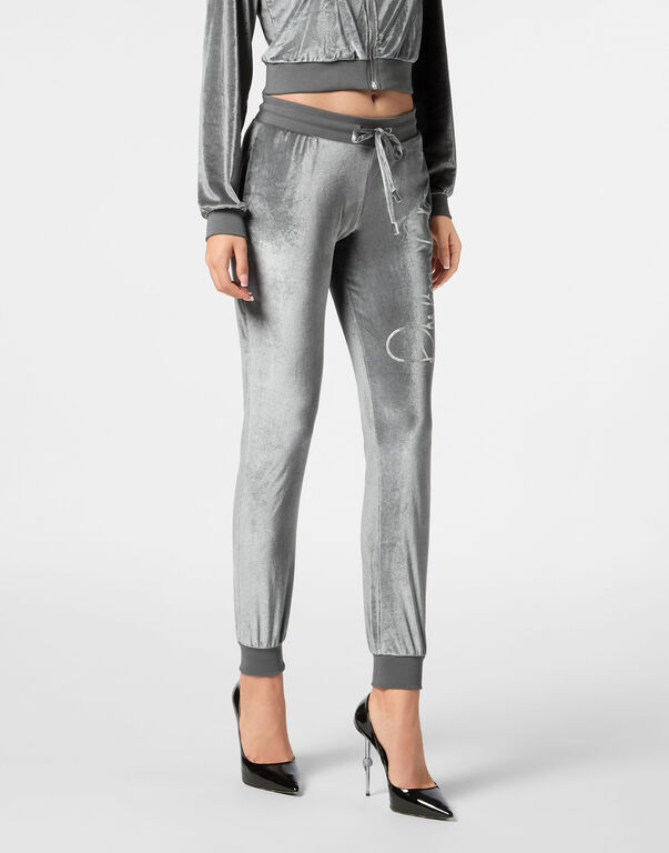Jogging Trousers Crystal Signature grey