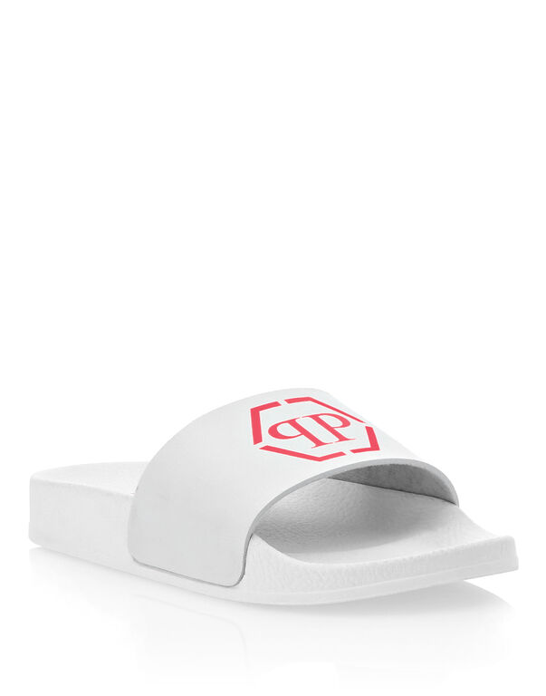 Flip Flop Hexagon white