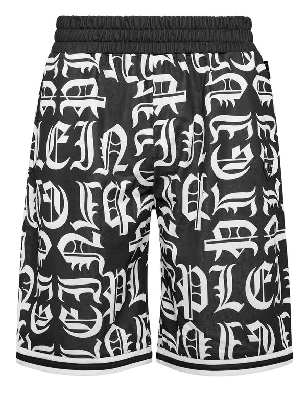 Jogging Basket Shorts Gothic Plein black