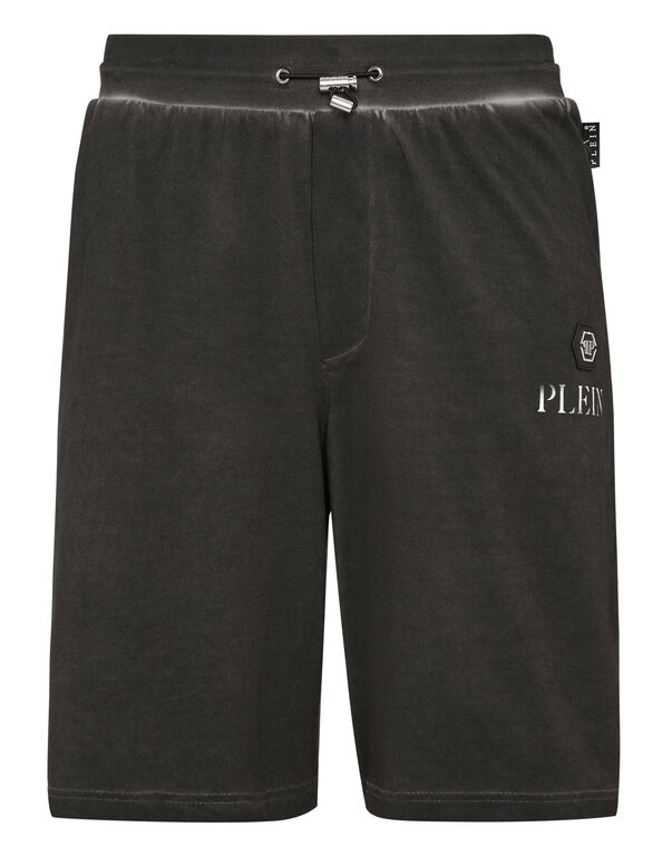 Jogging Shorts Basic Plein Old Dye black