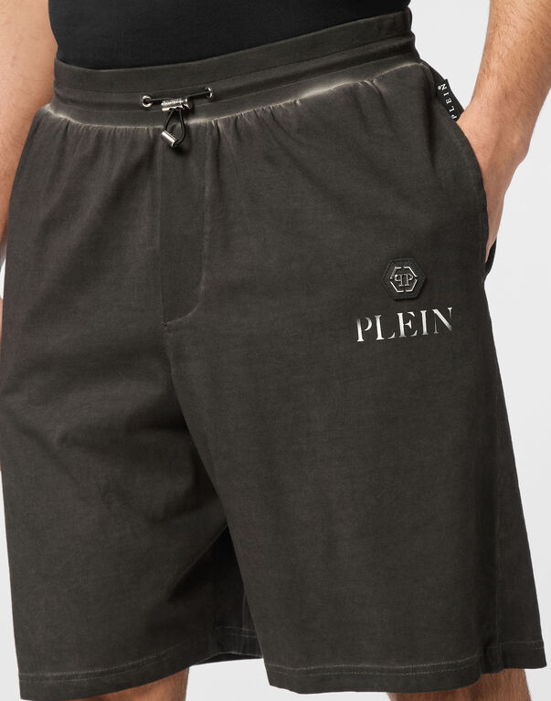 Jogging Shorts Basic Plein Old Dye black 5 Jogging Shorts Basic Plein Old Dye black