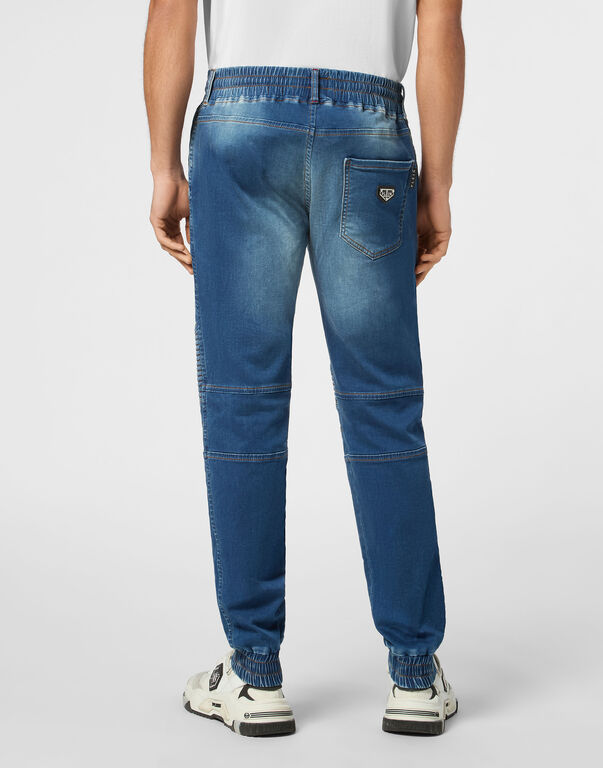 Denim Jogging Trousers Basic Royalty 3 Denim Jogging Trousers Basic Royalty
