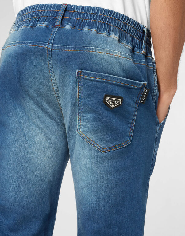 Denim Jogging Trousers Basic Royalty 5 Denim Jogging Trousers Basic Royalty