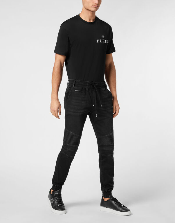 Denim Jogging Trousers Basic Dark Side 4 Denim Jogging Trousers Basic Dark Side