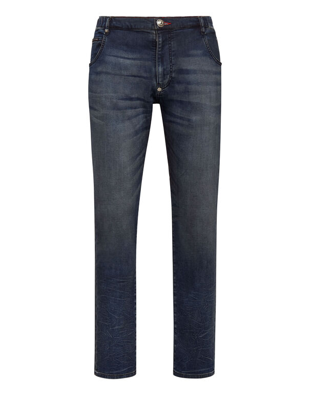 Denim Jogging Iconic Plein Blue Breeze