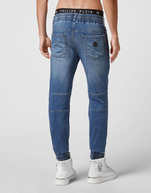 Denim Jogging Trousers Royalty