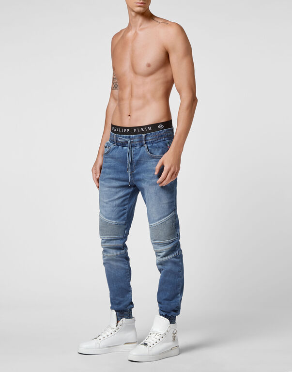 Denim Jogging Trousers Royalty