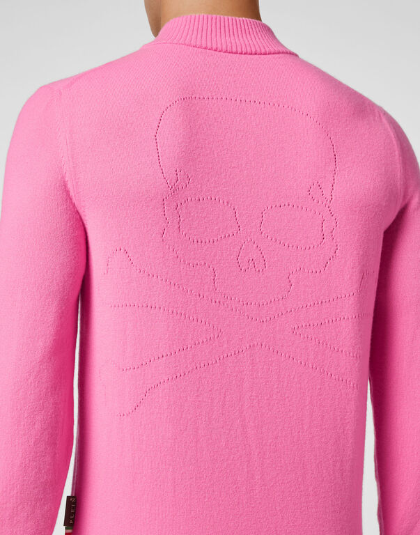 Cashmere Jacket/trousers Skull Magenta