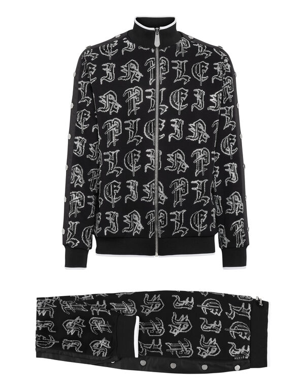 Jogging Tracksuit: Top/Trousers Gothic Plein black / black