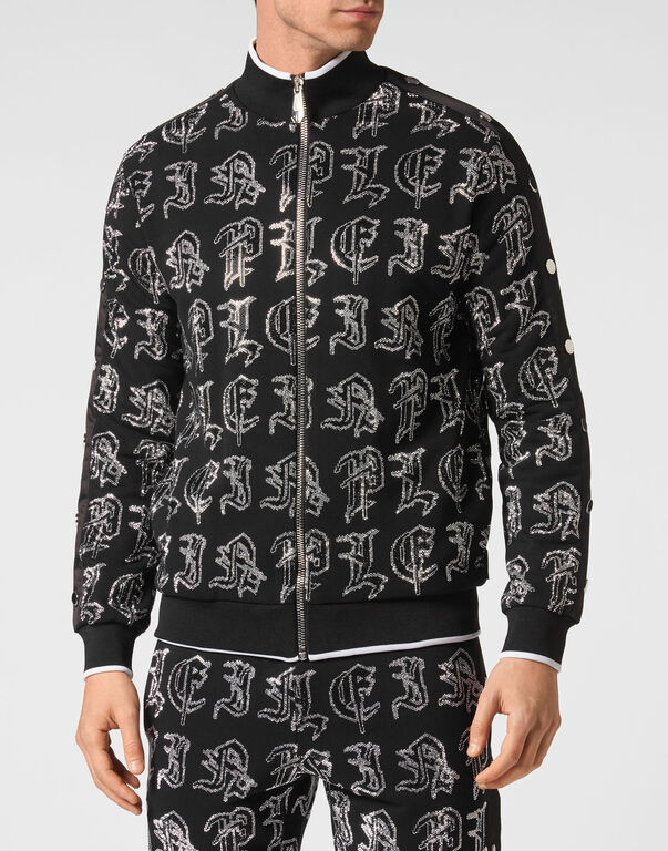 Jogging Tracksuit: Top/Trousers Gothic Plein black / black