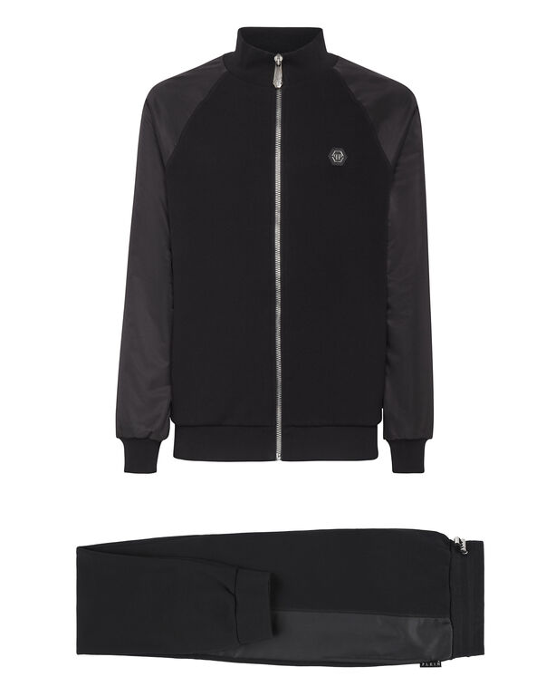 Jogging Tracksuit: Top/Trousers black