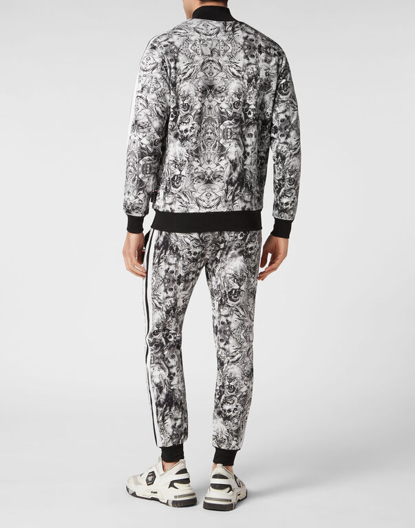 Jogging Tracksuit: Top/Trousers Tattoo black
