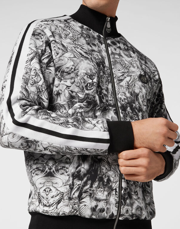Jogging Tracksuit: Top/Trousers Tattoo black