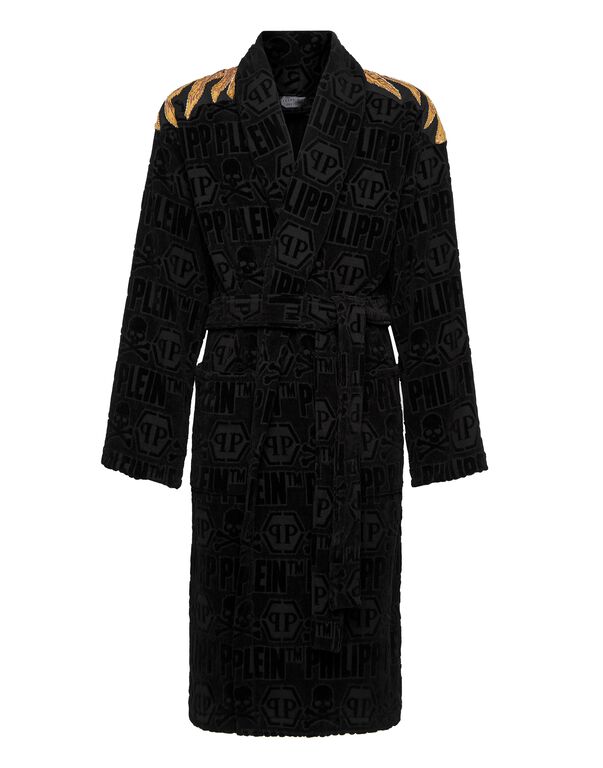 Bathrobe Golden Eagle black / gold