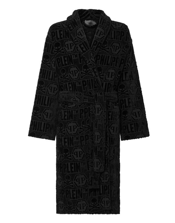 Bathrobe Tiger black