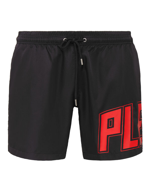 Beachwear Short Trousers black / red