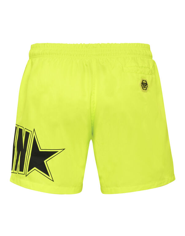 Beachwear Short Trousers yellow fluo