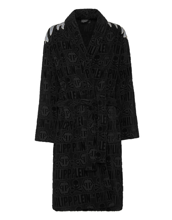 Bathrobe Silver Eagle black
