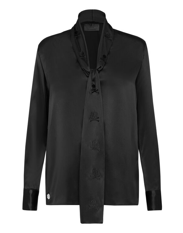 Blusa Skull and studs black