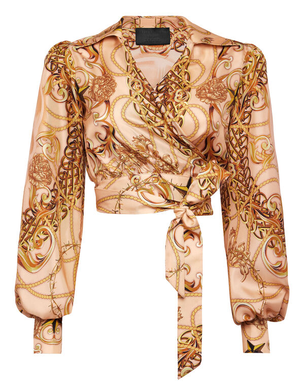 Blusa New Baroque beige