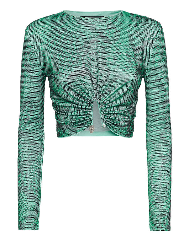 Crop Top turquoise