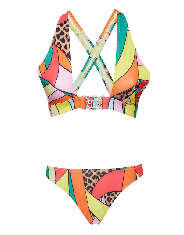 Bikini Rainbow Patchwork multicolor