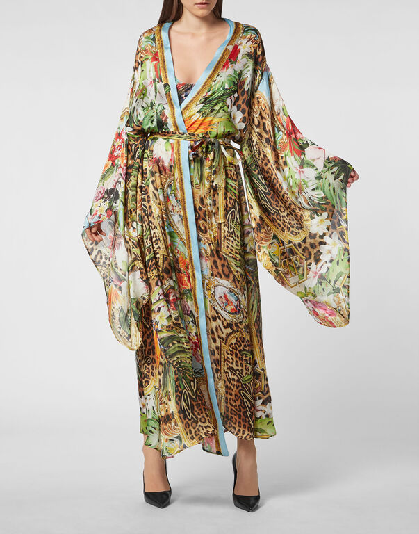 Kaftan Leopard multicolor